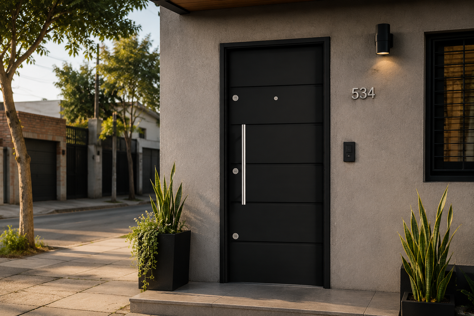 Puerta Adramet #55 instalada en vivienda GBA