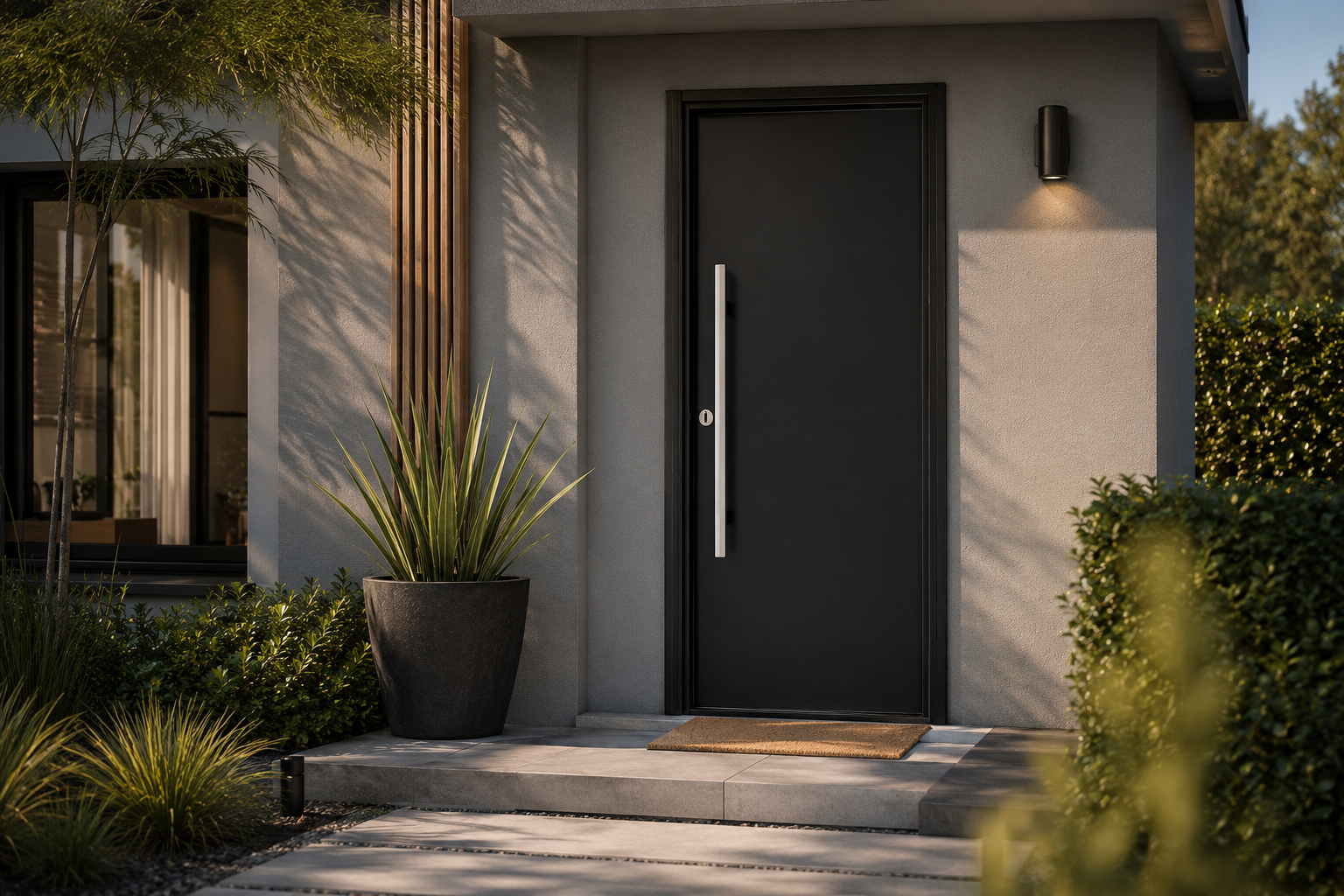 Puerta Sur Metal 800L instalada en vivienda GBA Zona Sur