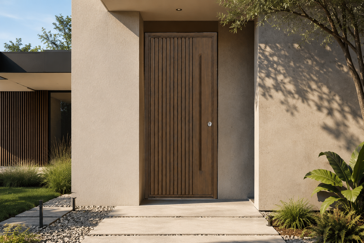 Pavir Wall Panel instalada en fachada arquitectónica