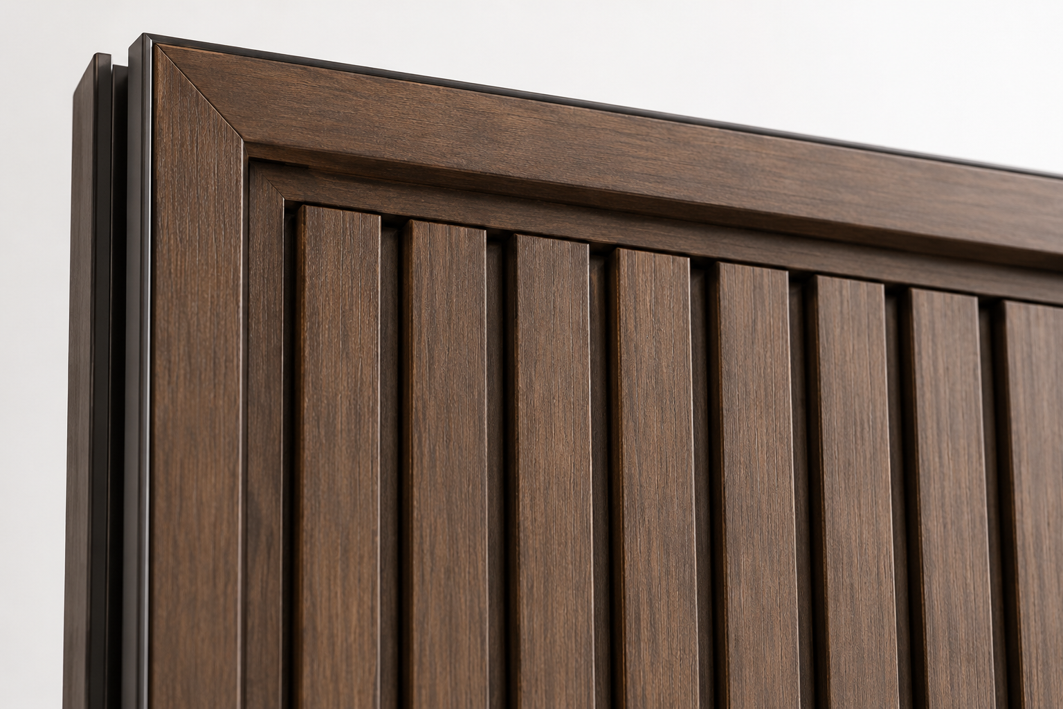 Detalle panel PVC acanalado vertical Pavir Wall Panel